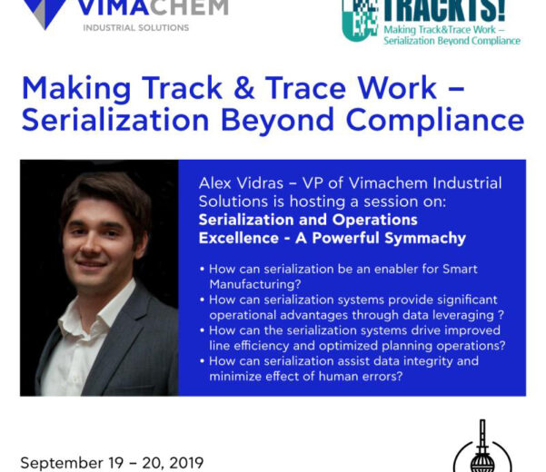 Vimachem Industrial Solutions in the Pharma Trackts event
